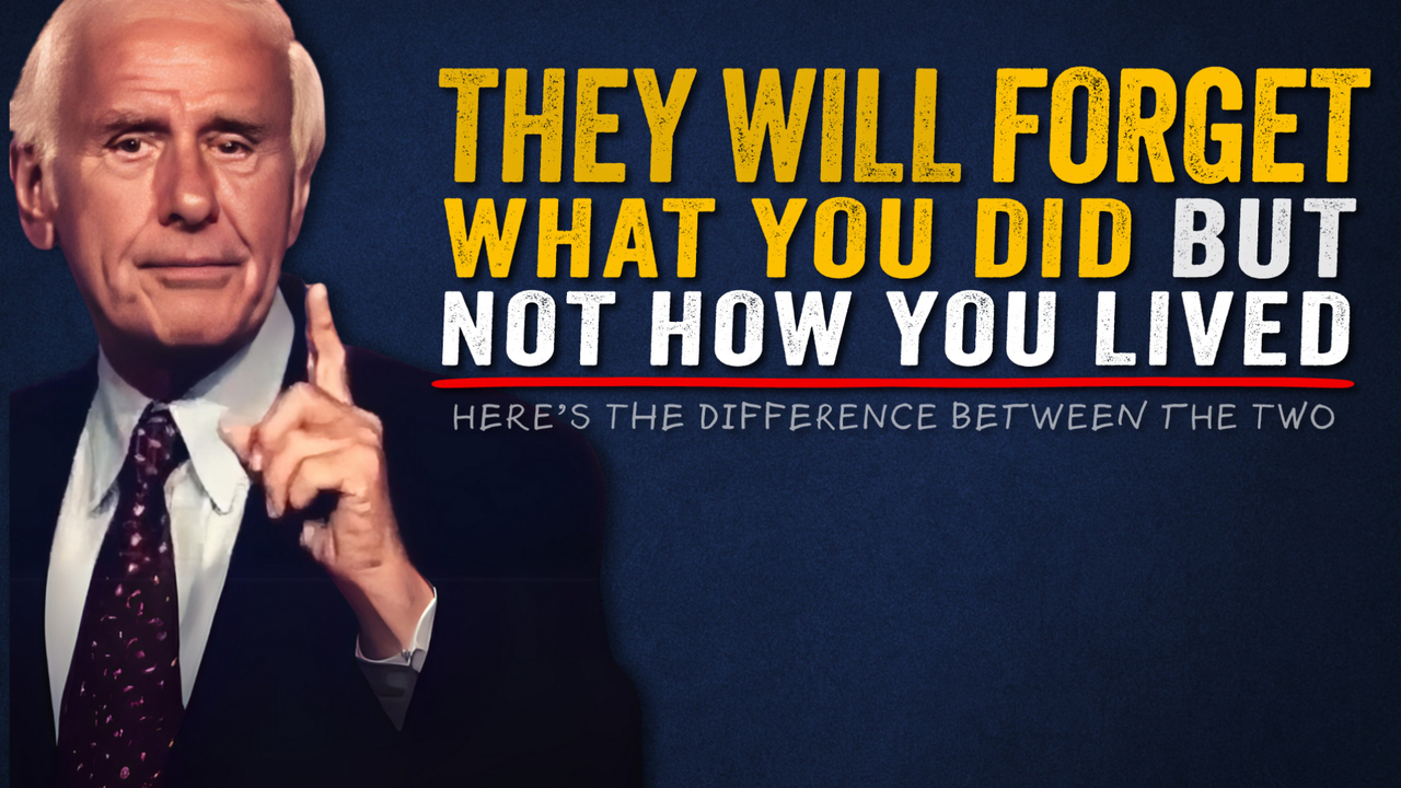 Why People Forget What You Did, but Never Forget How You Lived
